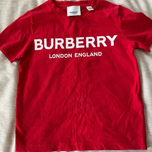 Authentic Red Burberry Shirt - Picture 1 of 1